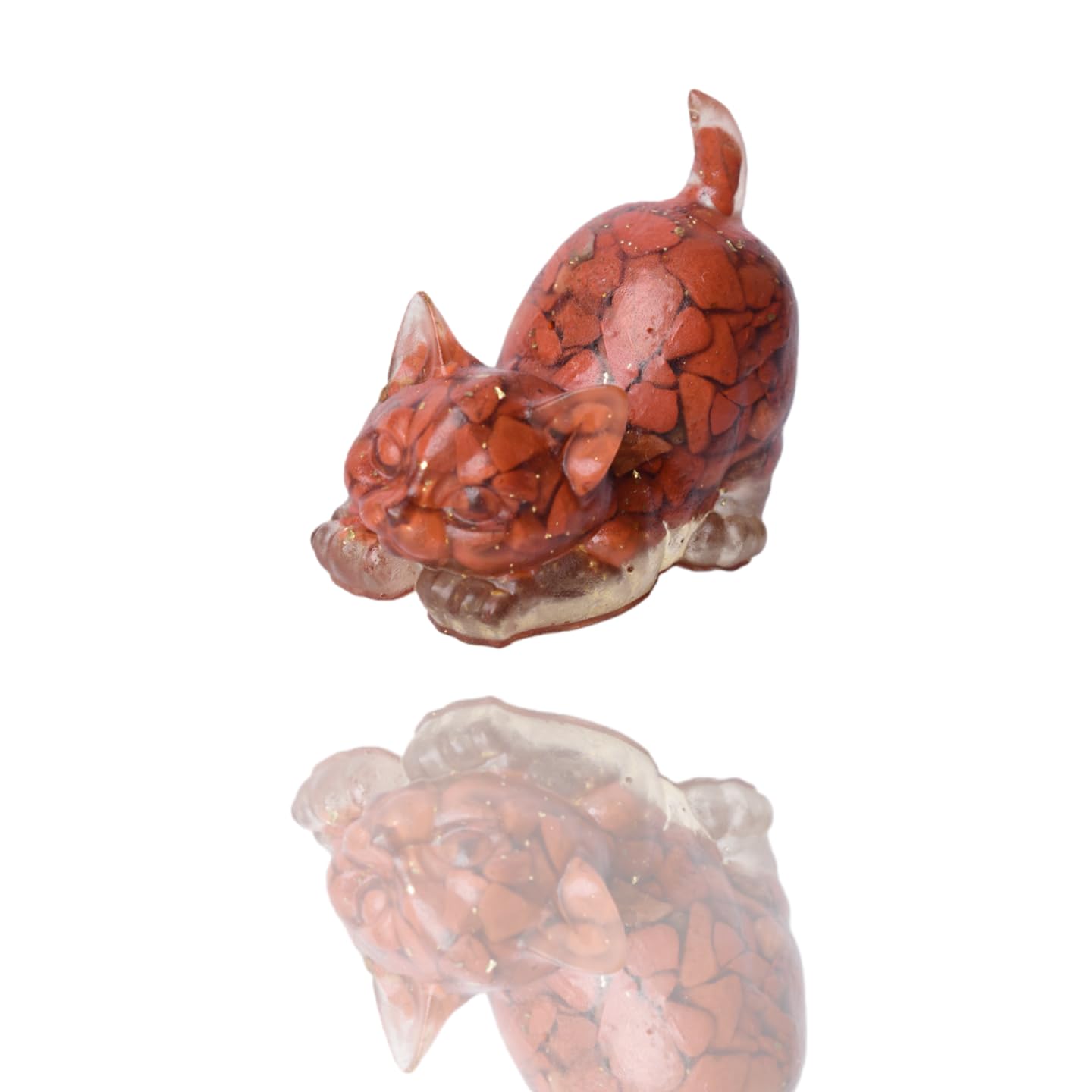 Natural Crystal Cat Figurines