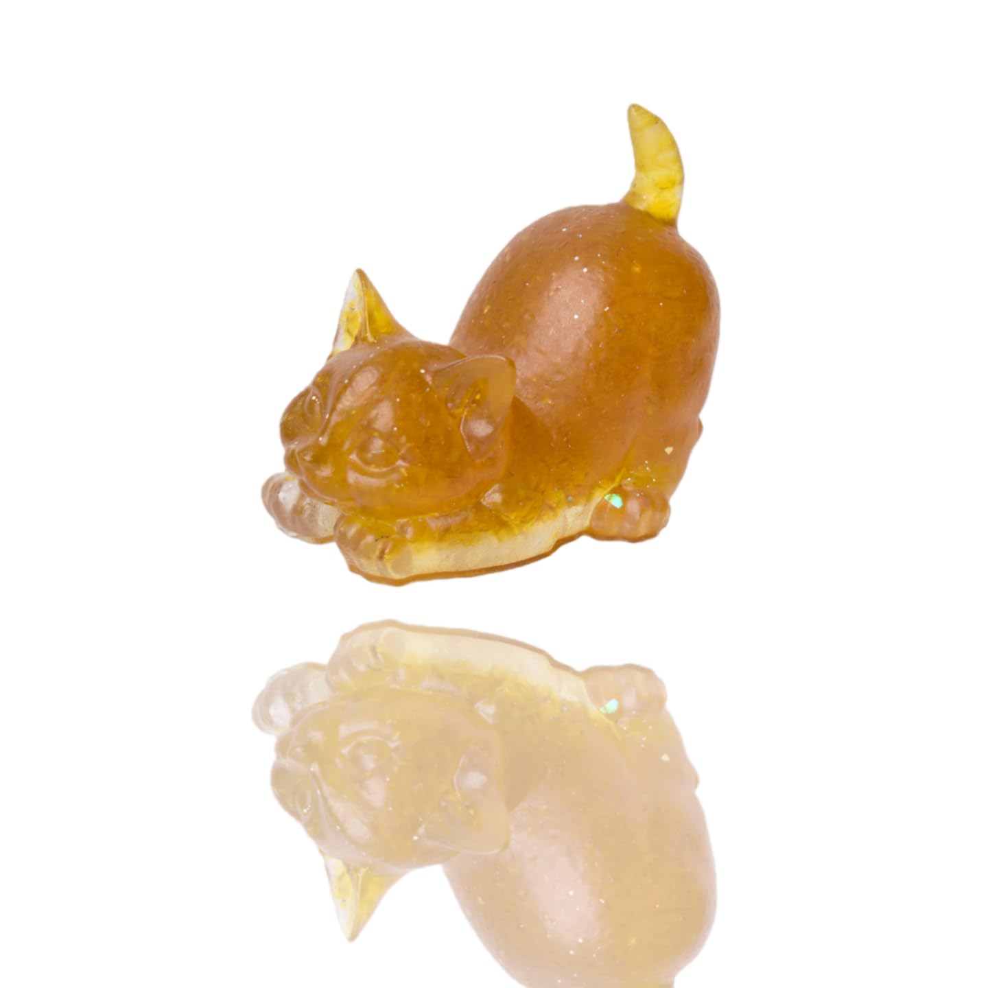 Natural Crystal Cat Figurines