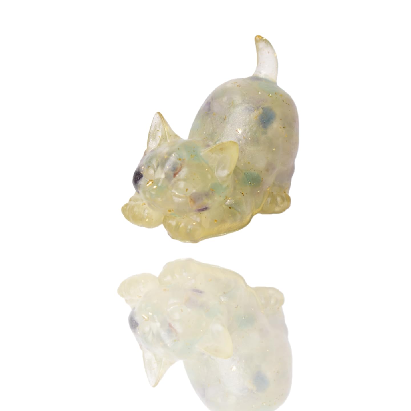 Natural Crystal Cat Figurines
