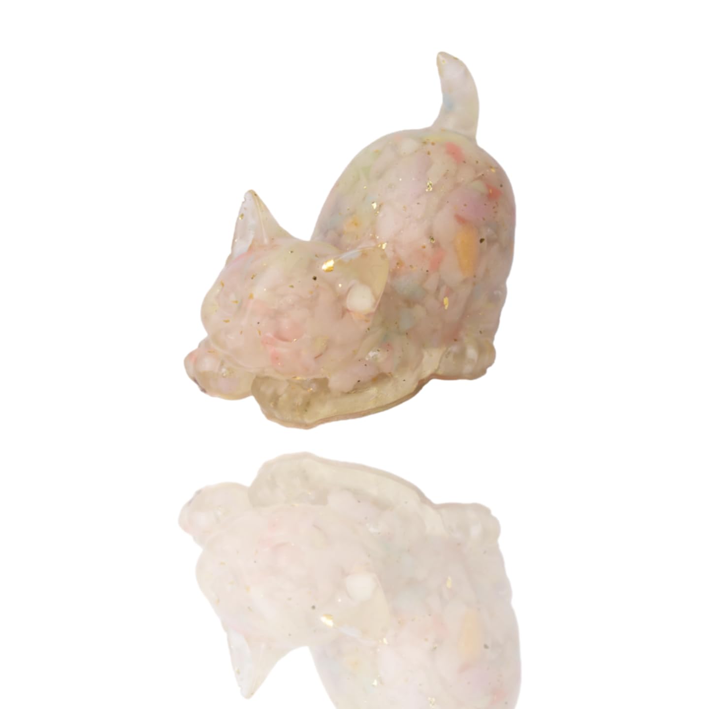 Natural Crystal Cat Figurines