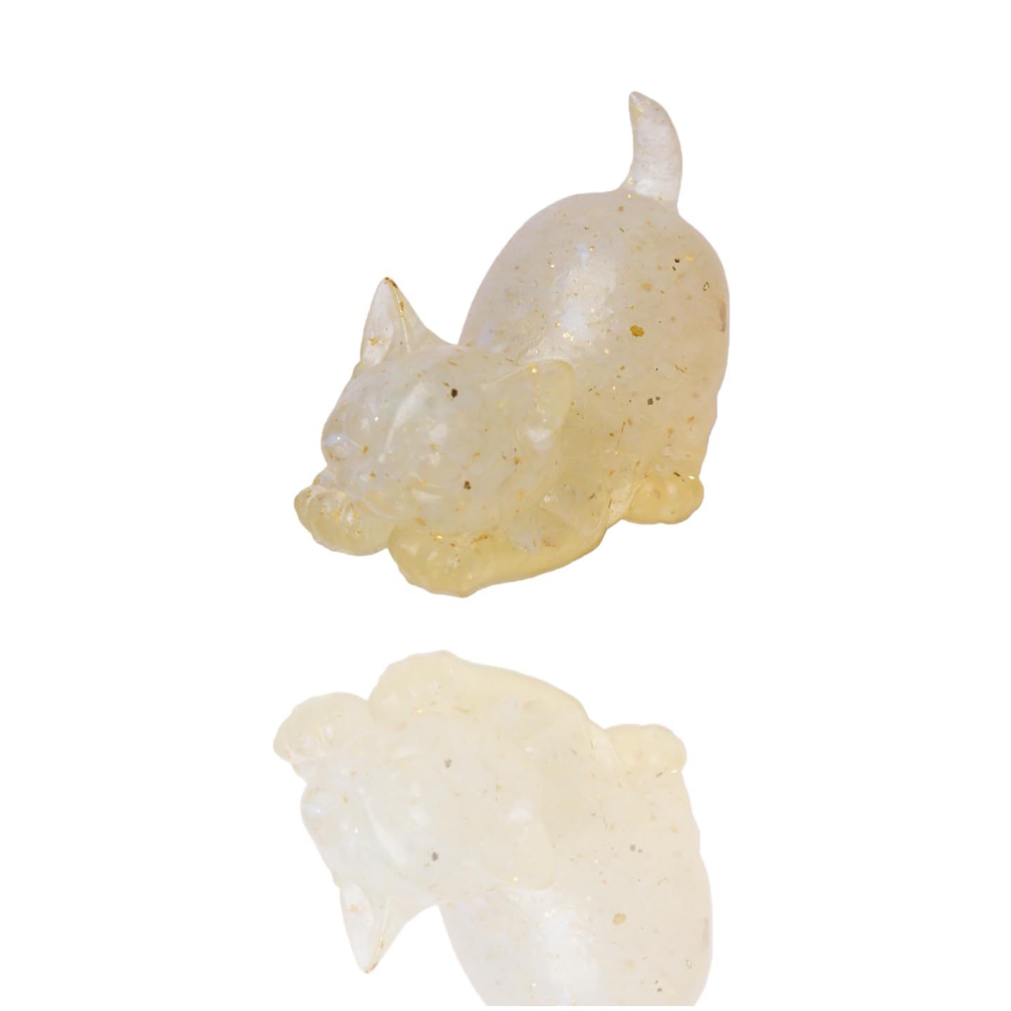Natural Crystal Cat Figurines