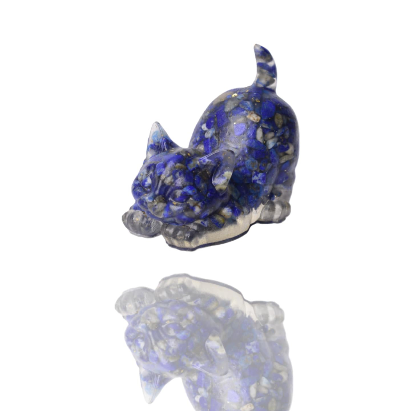 Natural Crystal Cat Figurines