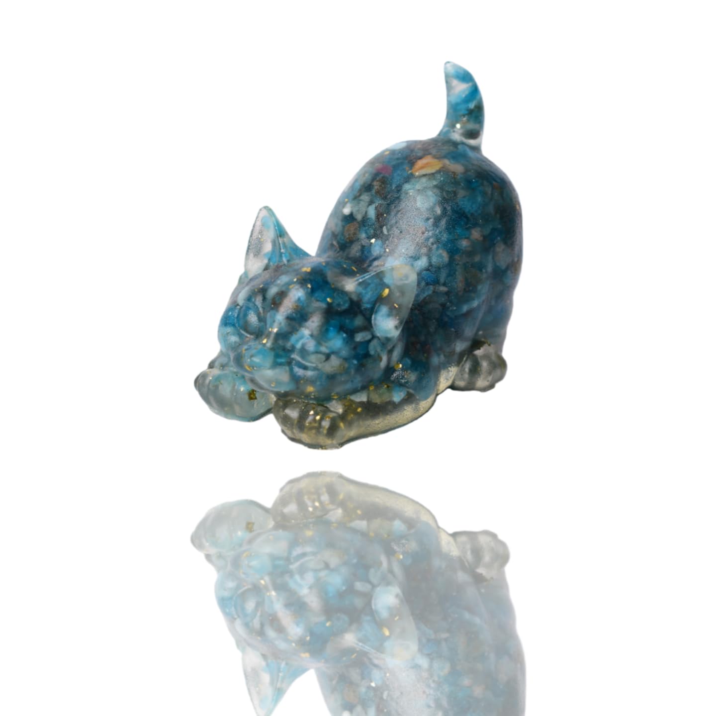 Natural Crystal Cat Figurines