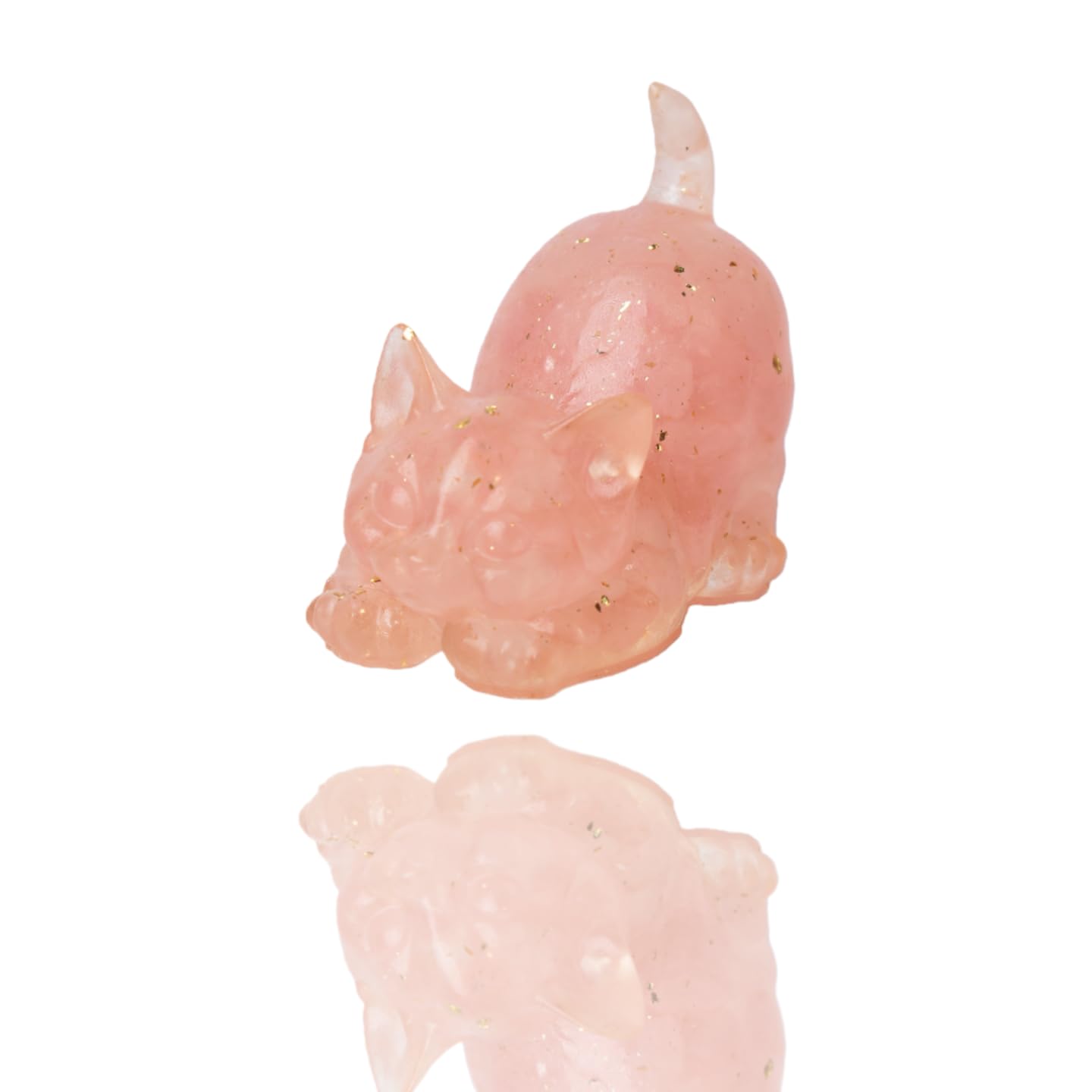 Natural Crystal Cat Figurines