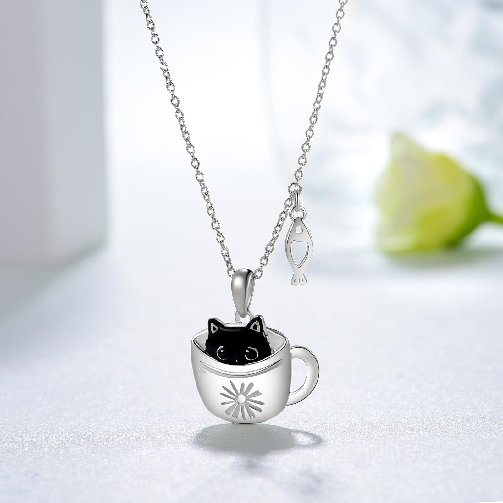 Black Cat Necklace