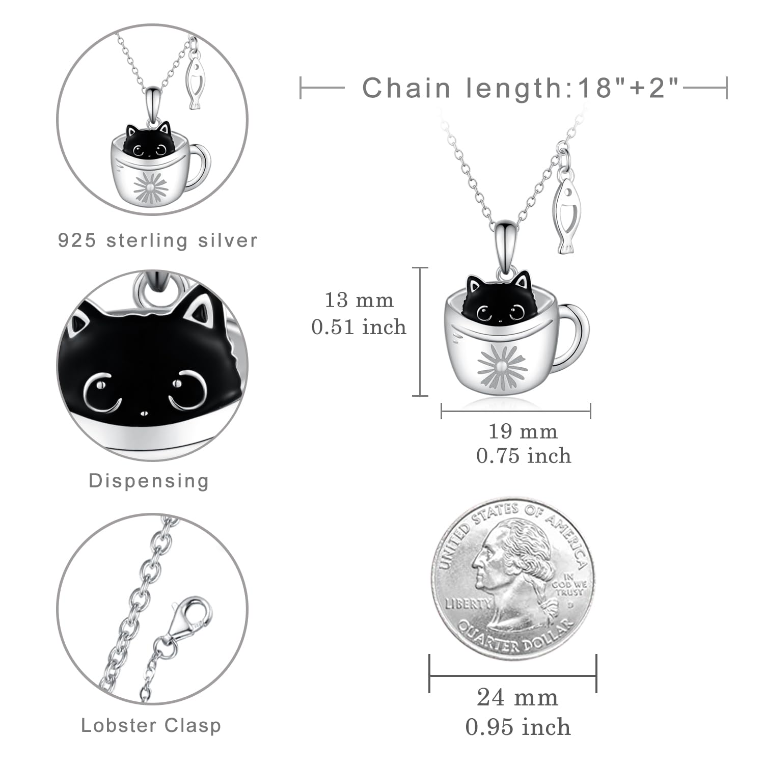 Black Cat Necklace