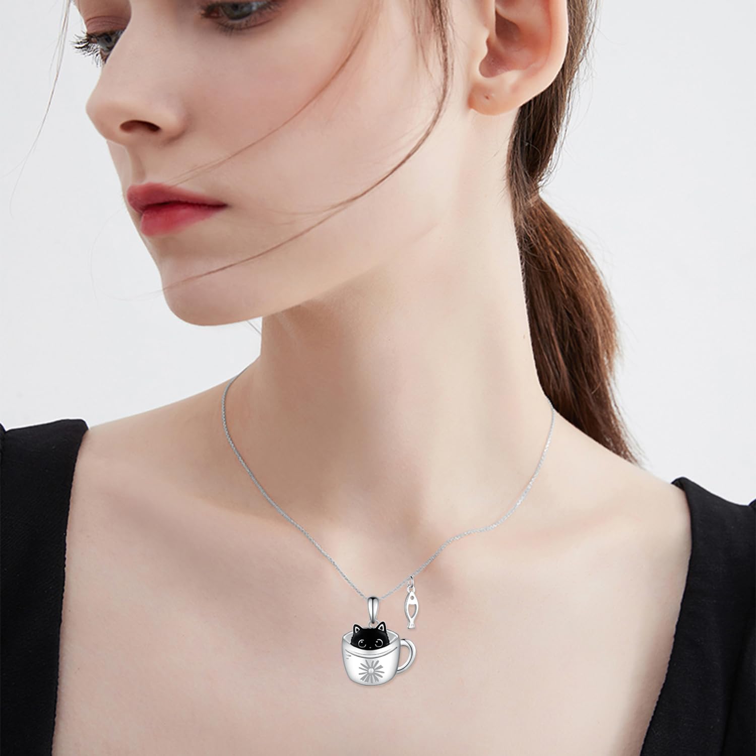 Black Cat Necklace