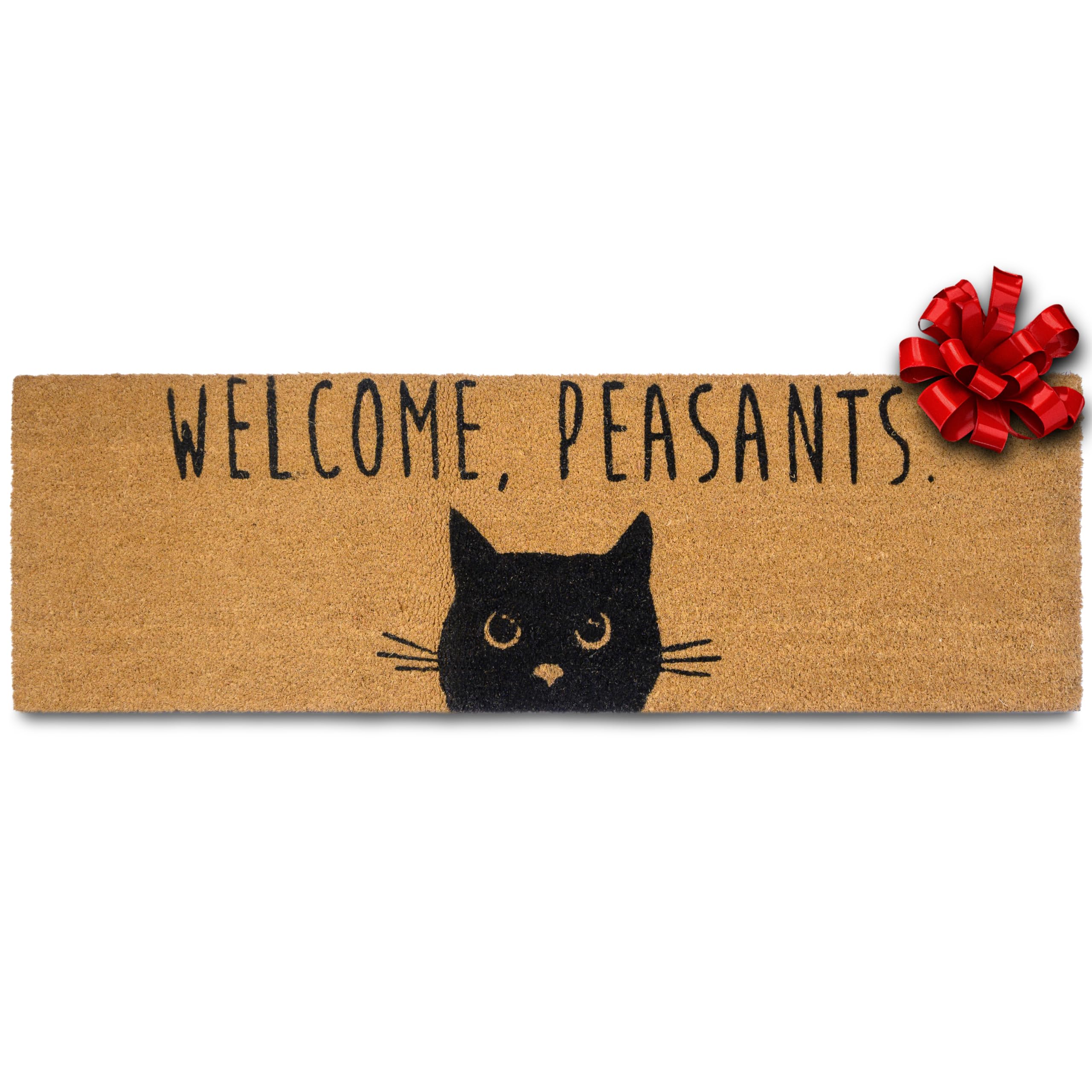 Welcome Peasants Cat Doormat