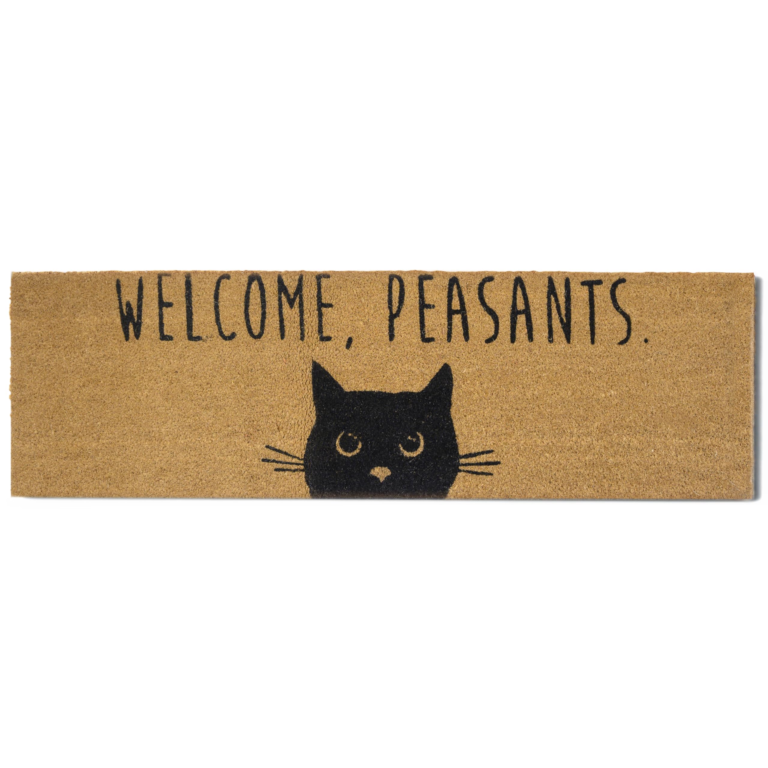 Welcome Peasants Cat Doormat