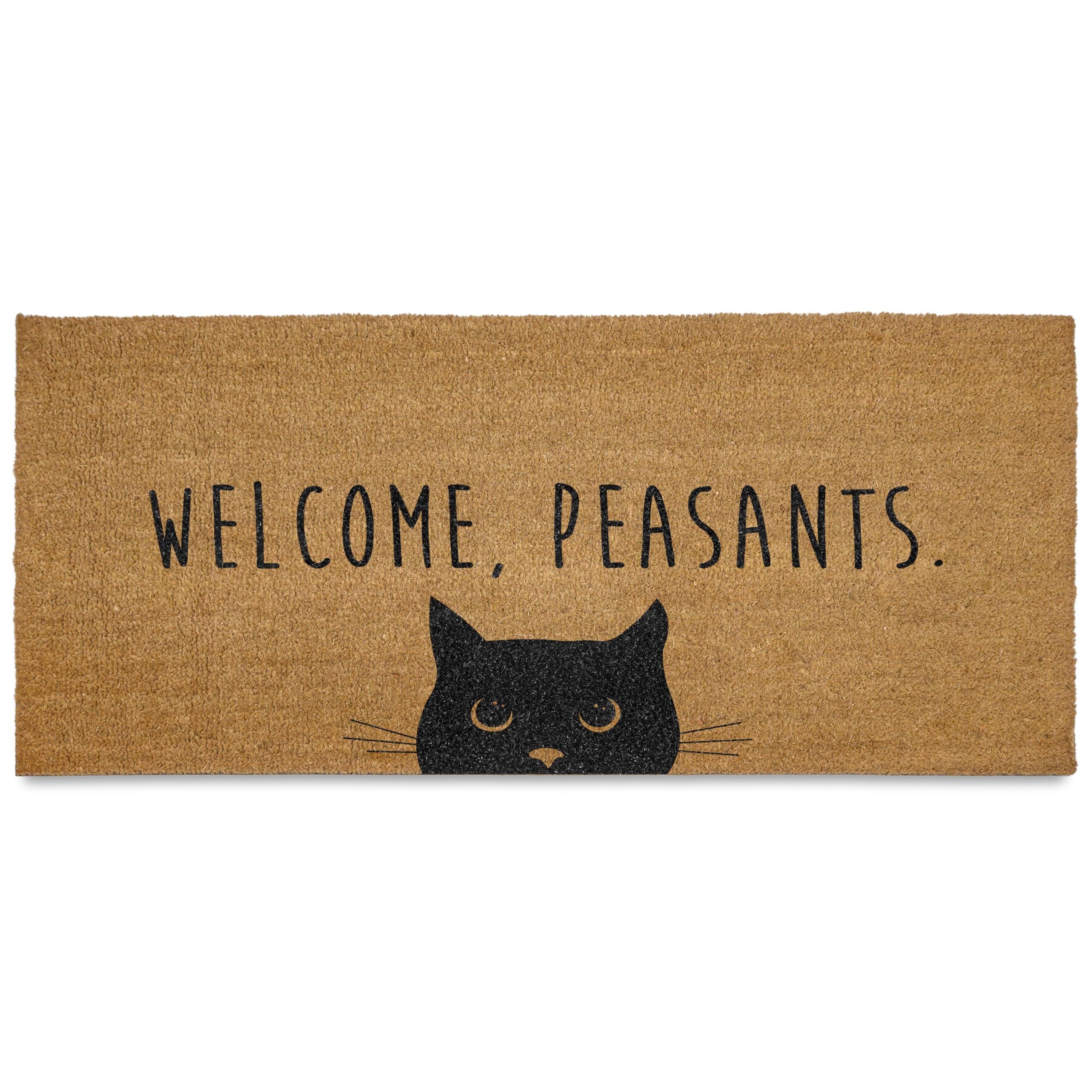Welcome Peasants Cat Doormat