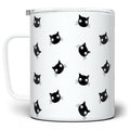 Black Cat Insulated Travel Mug