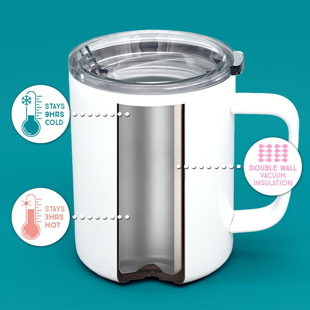 Black Cat Insulated Travel Mug